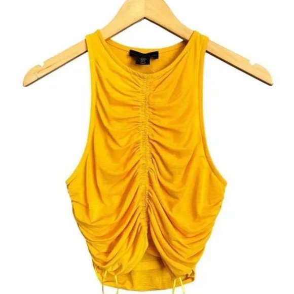 House of Harlow 1960 Ruched Crop Top - Picture 1 of 4